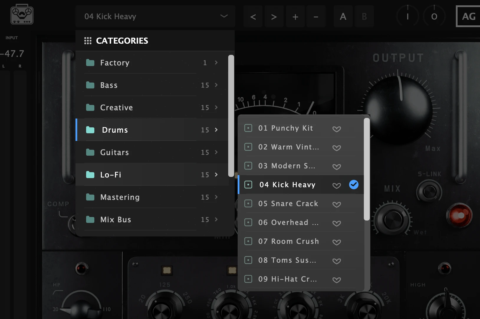 La Creme preset browser